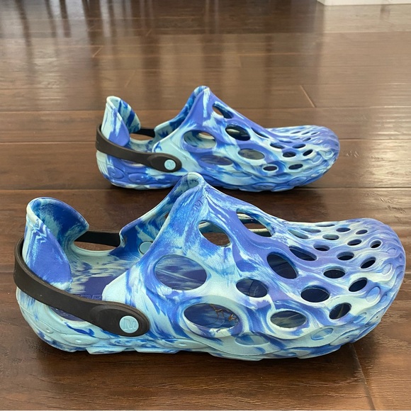 Merrell blue clog hydro water rubber sandals men’s size 12